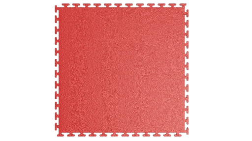 Модульная плитка "Кожа" ПВХ 500×500×5 mm красный